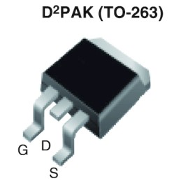 5 pcs - N-Channel MOSFET, 13 A, 800 V, 3-Pin D2PAK Vishay SIHB15N80AE-GE3