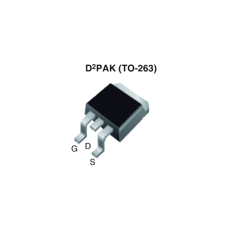 5 pcs - N-Channel MOSFET, 13 A, 800 V, 3-Pin D2PAK Vishay SIHB15N80AE-GE3