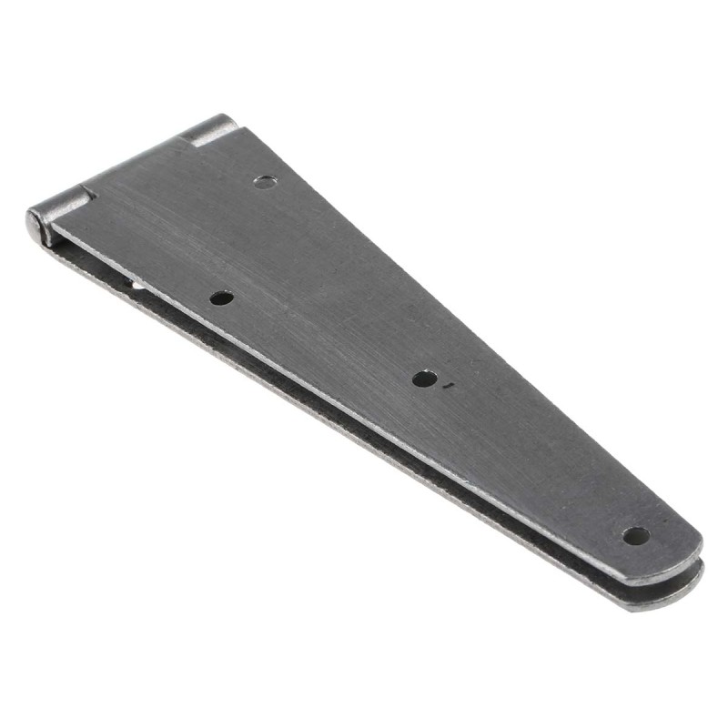 2 pcs - RS PRO Steel Strap Hinge, 203.2mm x 2.5mm