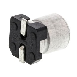 50 pcs - Nichicon 10μF Aluminium Electrolytic Capacitor 16V dc, Surface Mount - UWT1C100MCL1GB