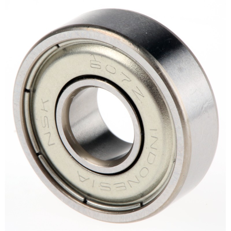 1 pcs - NSK 607ZZ Single Row Deep Groove Ball Bearing- Both Sides Shielded 7mm I.D, 19mm O.D