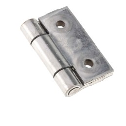 2 pcs - RS PRO Stainless Steel Butt Hinge, Screw Fixing, 40mm x 40mm x 2mm