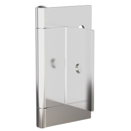 2 pcs - Pinet Gloss Stainless Steel Butt Hinge, Screw Fixing, 60mm x 30mm x 1.5mm