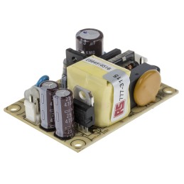 1 pcs - MEAN WELL Switching Power Supply, EPS-15-15, 15V dc, 1A, 15W, 1 Output, 120 - 370 V dc, 85 - 264 V ac