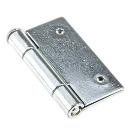 2 pcs - Pinet Steel Butt Hinge, Screw Fixing, 60mm x 60mm x 2mm
