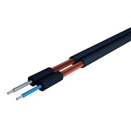 1 Reel of 100 M - S2Ceb-Groupe Cae Screened 2 Core Audio & Control Cable, 0.22 mm² CSA, 3.5mm od, 100m, Black