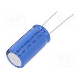 1 pcs x VISHAY - MAL214656332E3 - Capacitor: electrolytic, THT, 3.3mF, 25VDC, Ø16x31mm, Pitch: 7.5mm