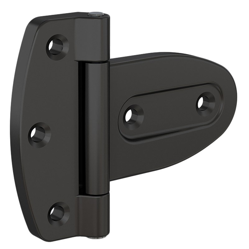 2 pcs - Pinet Polyamide Tee Hinge, Screw Fixing, 108mm x 131mm x 9.5mm