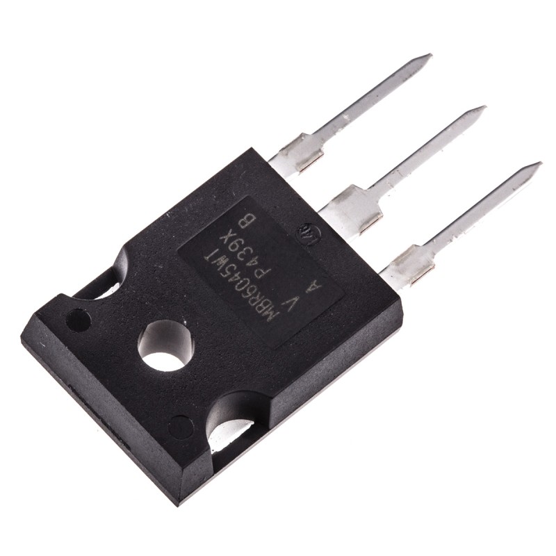 5 pcs - Vishay 45V 60A, Dual Schottky Diode, 3-Pin TO-247AC VS-MBR6045WT-N3