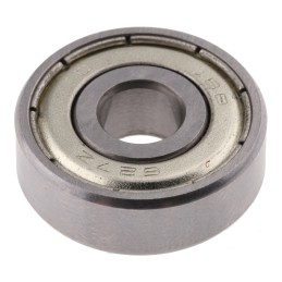 1 pcs - RS PRO 627-2Z Single Row Deep Groove Ball Bearing- Both Sides Shielded 7mm I.D, 22mm O.D