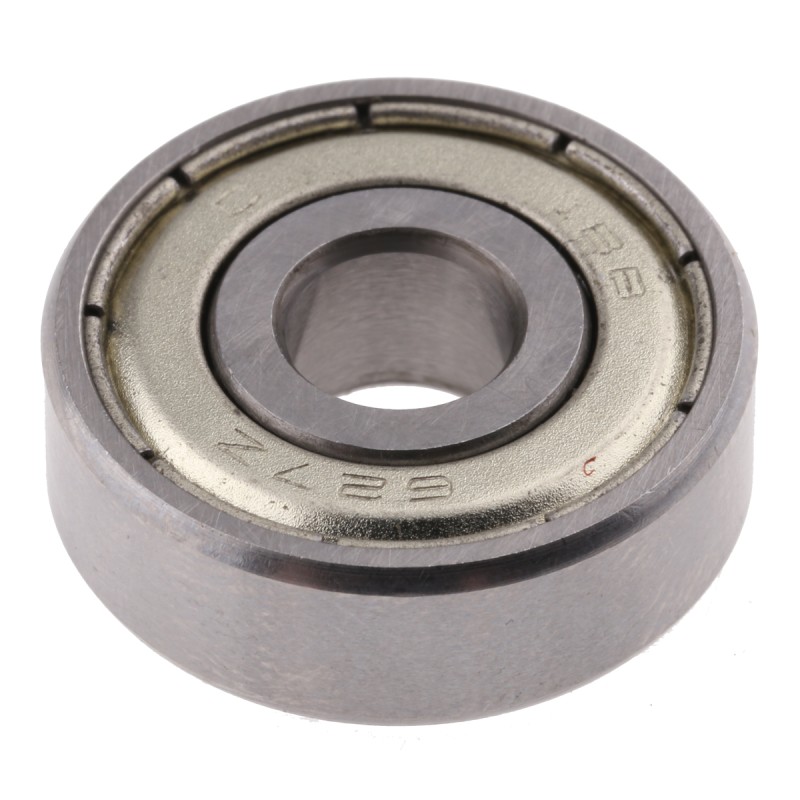 1 pcs - RS PRO 627-2Z Single Row Deep Groove Ball Bearing- Both Sides Shielded 7mm I.D, 22mm O.D
