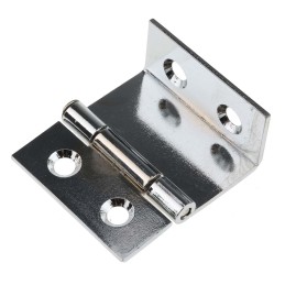 2 pcs - Pinet Steel Butt Hinge, Screw Fixing, 38mm x 19mm x 1.5mm
