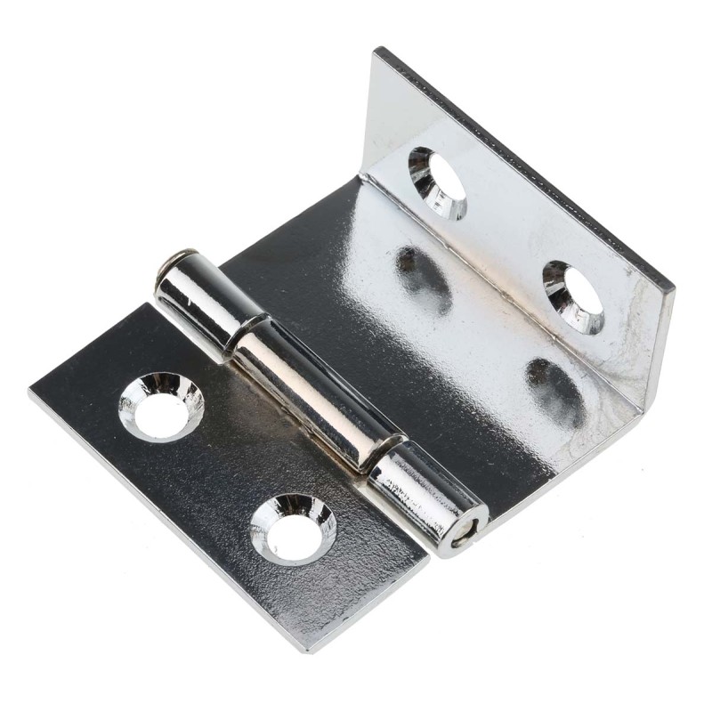 2 pcs - Pinet Steel Butt Hinge, Screw Fixing, 38mm x 19mm x 1.5mm