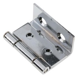2 pcs - Pinet Steel Butt Hinge, Screw Fixing, 38mm x 19mm x 1.5mm