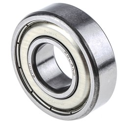 1 pcs - NSK 6204ZZ Single Row Deep Groove Ball Bearing- Both Sides Shielded 20mm I.D, 47mm O.D