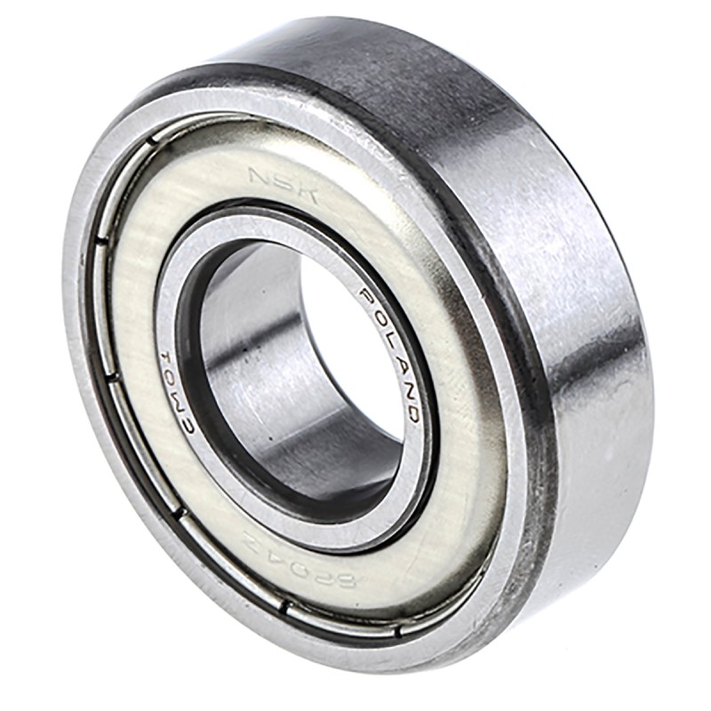 1 pcs - NSK 6204ZZ Single Row Deep Groove Ball Bearing- Both Sides Shielded 20mm I.D, 47mm O.D