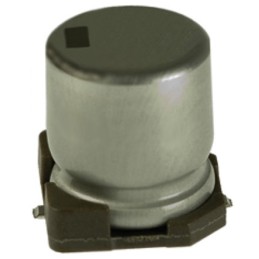 25 pcs - Nichicon 100μF Aluminium Electrolytic Capacitor 16V dc, Surface Mount - UWZ1C101MCL1GB