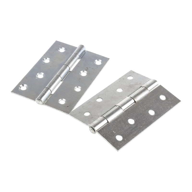 2 pcs - RS PRO Steel Butt Hinge, Screw Fixing, 100mm x 71mm x 1.75mm
