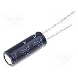 5 pcs x PANASONIC - EEUFR1C102L - Capacitor: electrolytic, low ESR, THT, 1000uF, 16VDC, Ø8x20mm, ±20%