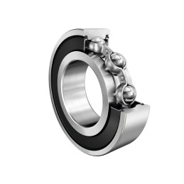 1 pcs - FAG 62205-A-2RSR Single Row Deep Groove Ball Bearing- Both Sides Sealed 25mm I.D, 52mm O.D