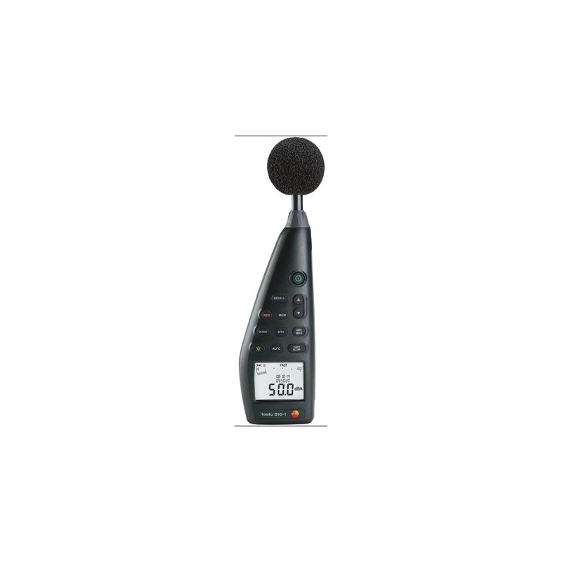 1 pcs - Testo 816-1 Datalogging Sound Level Meter, 30dB to 130dB, 8kHz max