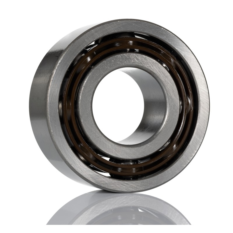 1 pcs - RS PRO 7200B Single Row Angular Contact Ball Bearing- Open Type 10mm I.D, 30mm O.D
