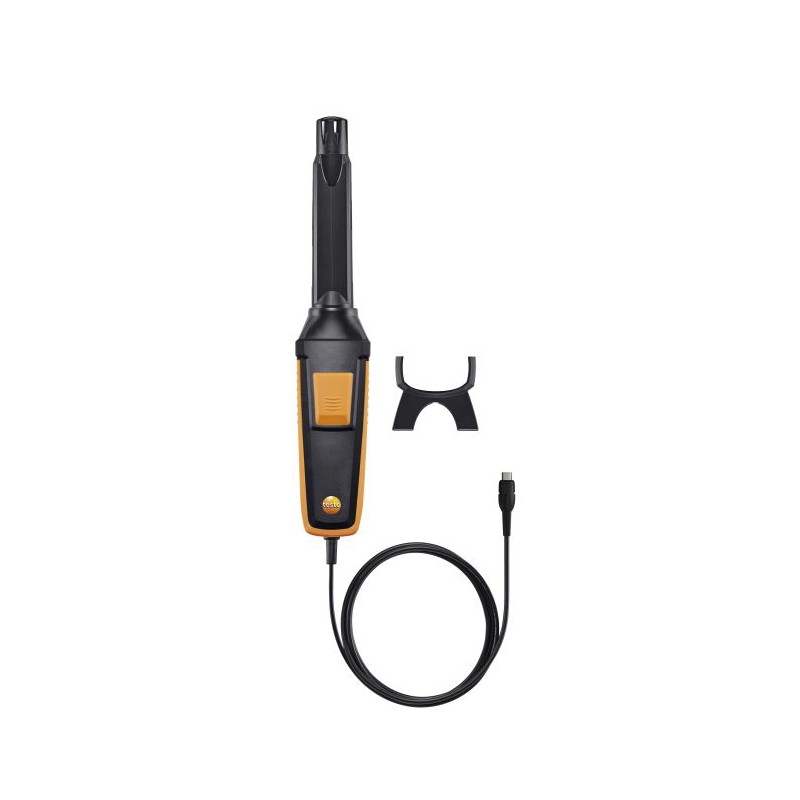 1 pcs - Testo CO2 Probe for CO2, Humidity, Temperature, +50°C Max, 95%RH Max, Battery-Powered