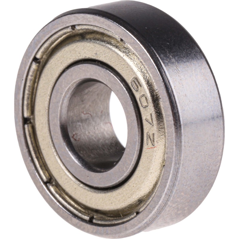 1 pcs - RS PRO 607-2Z/C3 Single Row Deep Groove Ball Bearing- Both Sides Shielded 7mm I.D, 19mm O.D