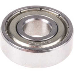 1 pcs - RS PRO 607-2Z/C3 Single Row Deep Groove Ball Bearing- Both Sides Shielded 7mm I.D, 19mm O.D