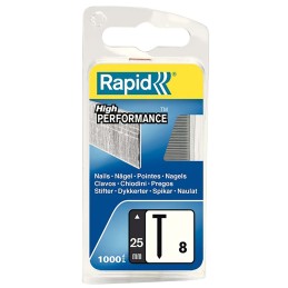 1 pcs - Rapid Galvanised Galvanised Steel Nails, 25mm x