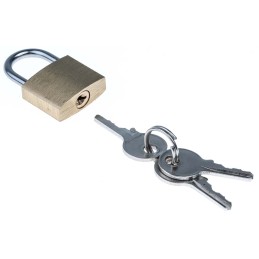 3 pcs - RS PRO Key Padlock, Keyed Alike, 3mm Shackle, 20mm Body