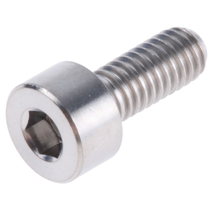 1 pcs - RS PRO Titanium Alloy Hex Socket Cap Screw, DIN 912, M4 x 10mm