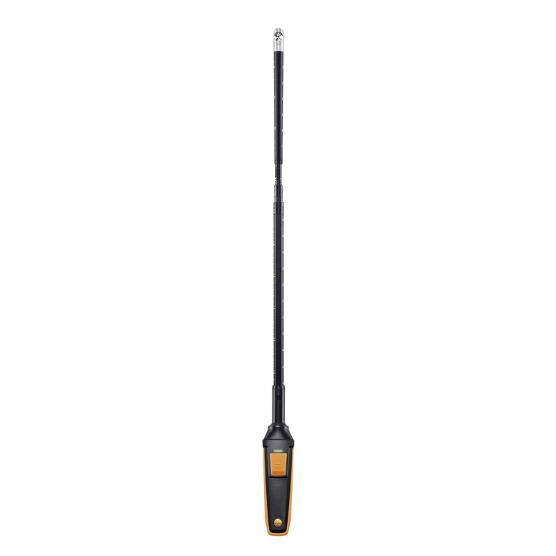 1 pcs - Testo Probe for Air Velocity, Temperature, Volume Flow, +70°C Max, Battery-Powered