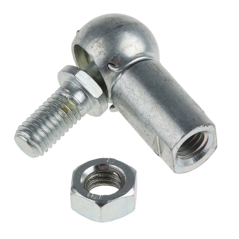 4 pcs - RS PRO Steel M8 Ball and Socket Joint, 39.5mm x 38mm