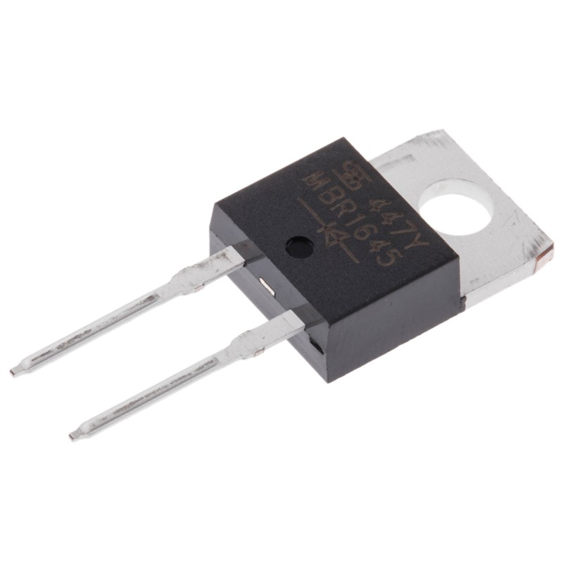 5 pcs - Taiwan Semi 60V 16A, Schottky Diode, 2-Pin TO-220AC MBR1645 C0