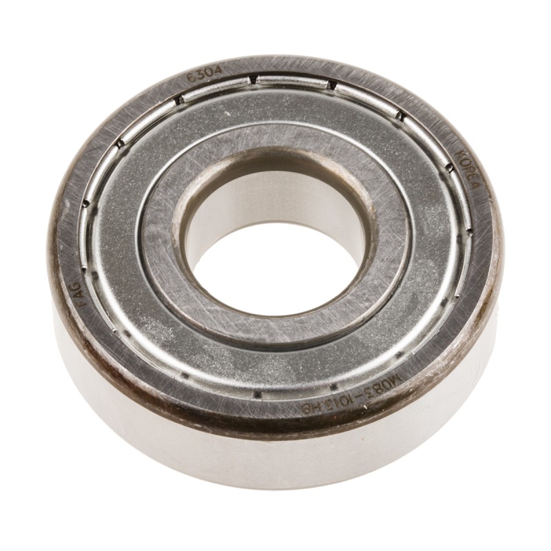 1 pcs - FAG 6304-2Z Single Row Deep Groove Ball Bearing- Both Sides Shielded 20mm I.D, 52mm O.D
