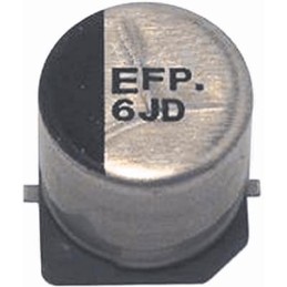 100 pcs - Panasonic 22μF Aluminium Electrolytic Capacitor 16V dc, Surface Mount - EEEFP1C220AR
