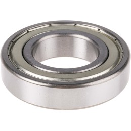1 pcs - RS PRO 6208-2Z/C3 Single Row Deep Groove Ball Bearing- Both Sides Shielded 40mm I.D, 80mm O.D