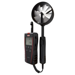1 pcs - KIMO Rotary Vane Anemometer, 35m/s Max, Measures Air Flow, Air Velocity