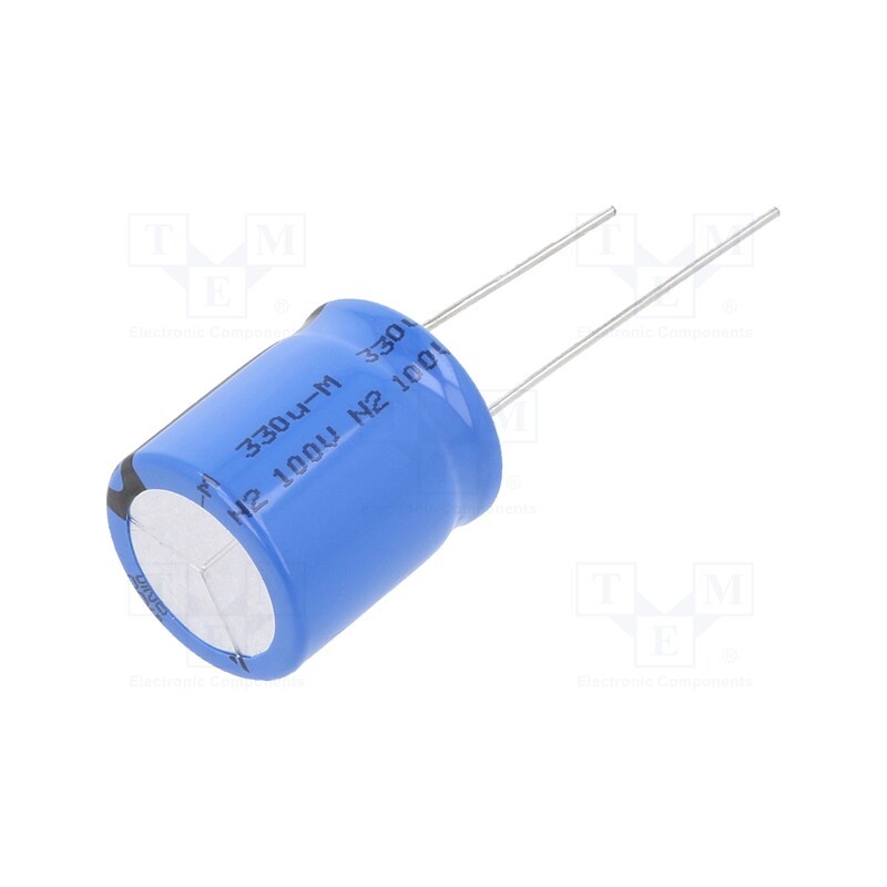 1 pcs x VISHAY - MAL215090183E3 - Capacitor: electrolytic, THT, 330uF, 100VDC, Ø18x20mm, Pitch: 7.5mm
