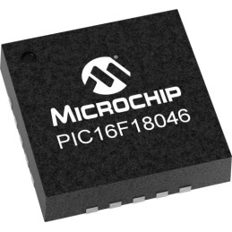 5 pcs - Microchip PIC16F18046-I/ML, 8bit PIC16 Microcontroller, PIC16, 64MHz, 28 KB Flash, 20-Pin QFN