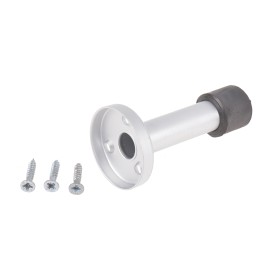 5 pcs - RS PRO Silver Aluminium Base-Board Door Stop