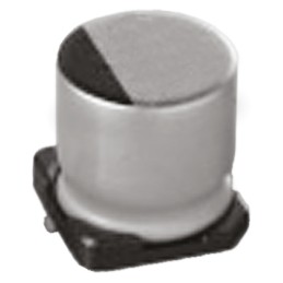 50 pcs - Nichicon 100μF Aluminium Electrolytic Capacitor 63V dc, Surface Mount - UUX1J101MNL1GS