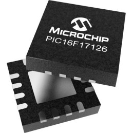 5 pcs - Microchip PIC16F17126-I/7N, 8bit PIC16 Microcontroller, PIC16, 64MHz, 28 KB EEPROM, Flash, 16-Pin VQFN