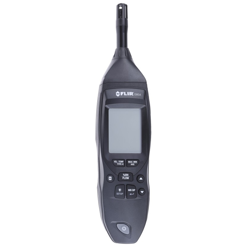 1 pcs - FLIR EM54 Vane Anemometer, 30m/s Max, Measures Air Flow, Air Temperature, Air Velocity, Dew Point, Relative Humidity