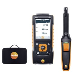 1 pcs - Testo 440 CO₂ Kit with Bluetooth Data Logging Air Quality Monitor for CO2, Humidity, Temperature, +1370°C Max,
