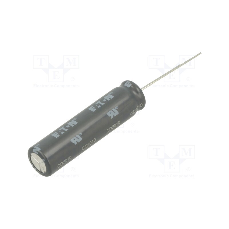 1 pcs x EATON ELECTRONICS - HS1040-3R8157-R - Supercapacitor, THT, 150F, 3.8VDC, ±20%, Body dim: Ø10.5x42mm, 9uA