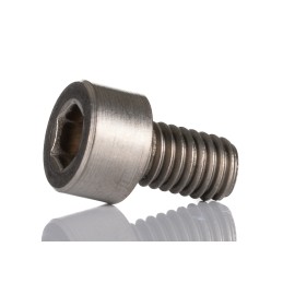 1 pcs - RS PRO Titanium Alloy Hex Socket Cap Screw, DIN 912, M6 x 10mm