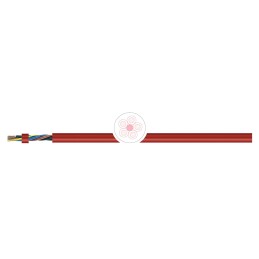 1 Reel of 100 M - AXINDUS SIHF Multicore Industrial Cable, 2 Cores, 1.5 mm², SIHF, Unscreened, 100m, Redbrown Silicone Sheath, 1