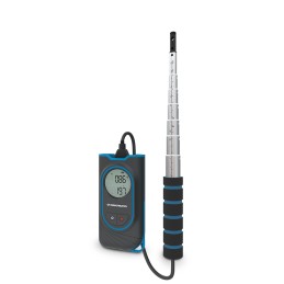 1 pcs - SAUERMANN. Hotwire Anemometer, 30m/s Max, Measures Air Flow, Air Velocity, Temperature